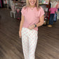 Polka Chic Trousers-Pink