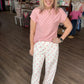 Polka Chic Trousers-Pink