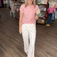 Polka Chic Trousers-Pink