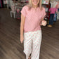 Polka Chic Trousers-Pink
