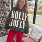 Holly Jolly Cozy Sweatshirt- Green
