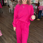 Waffle Pop Pants- Pink