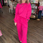 Waffle Pop Pants- Pink