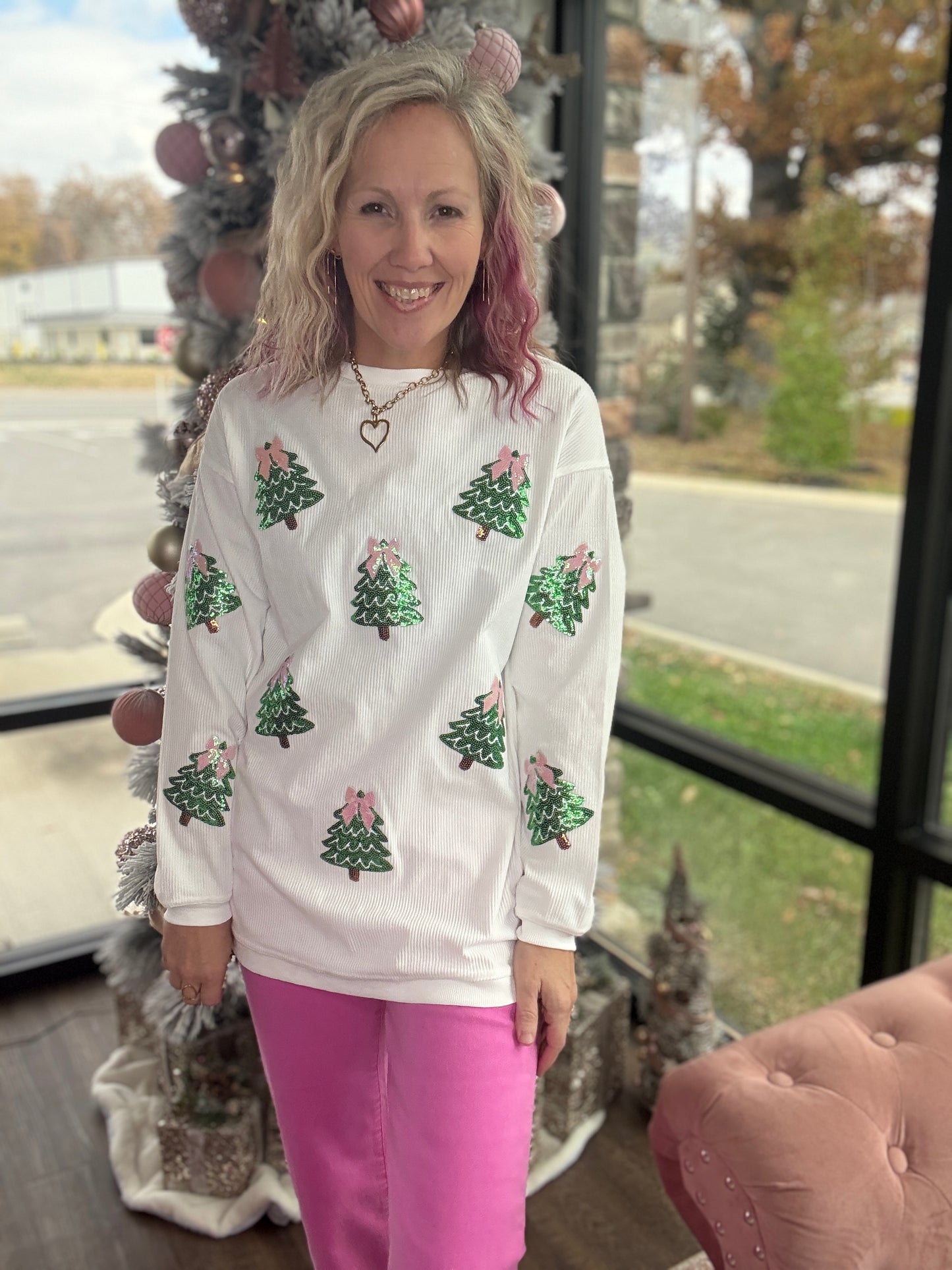 Twinkle Tree Corded Crew