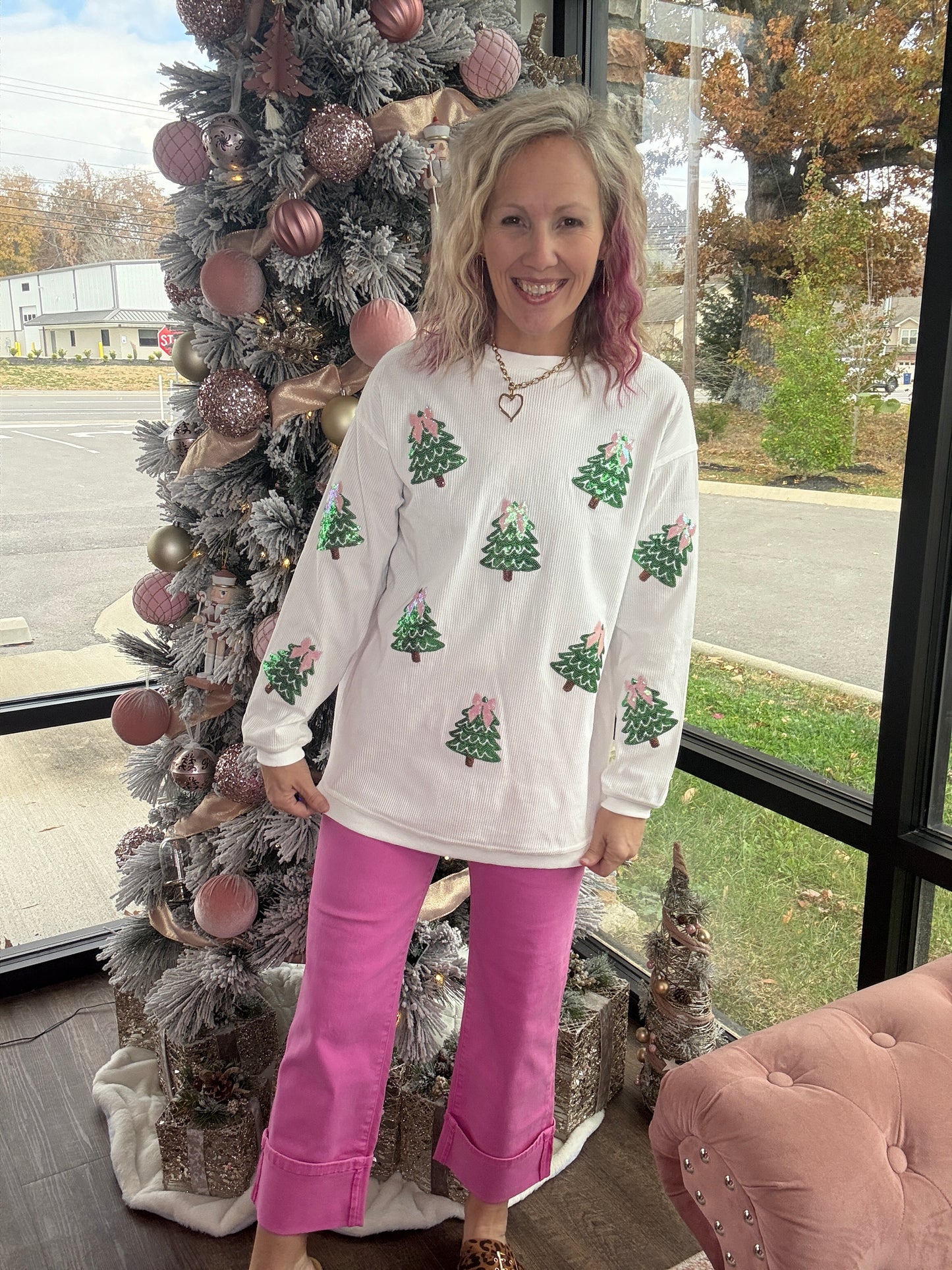 Twinkle Tree Corded Crew