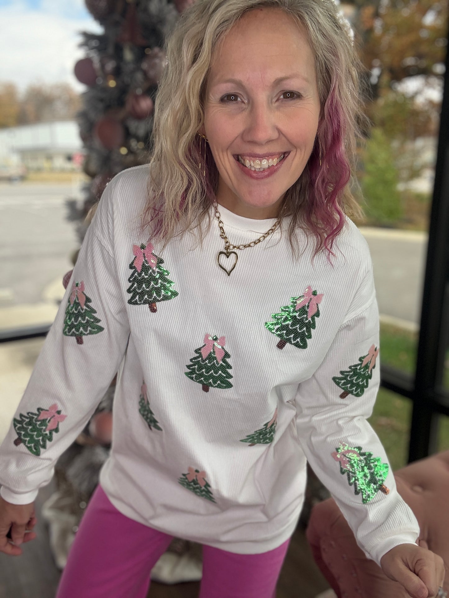 Twinkle Tree Corded Crew