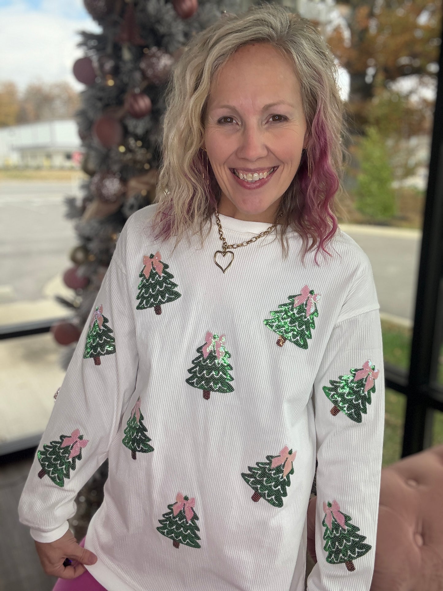 Twinkle Tree Corded Crew