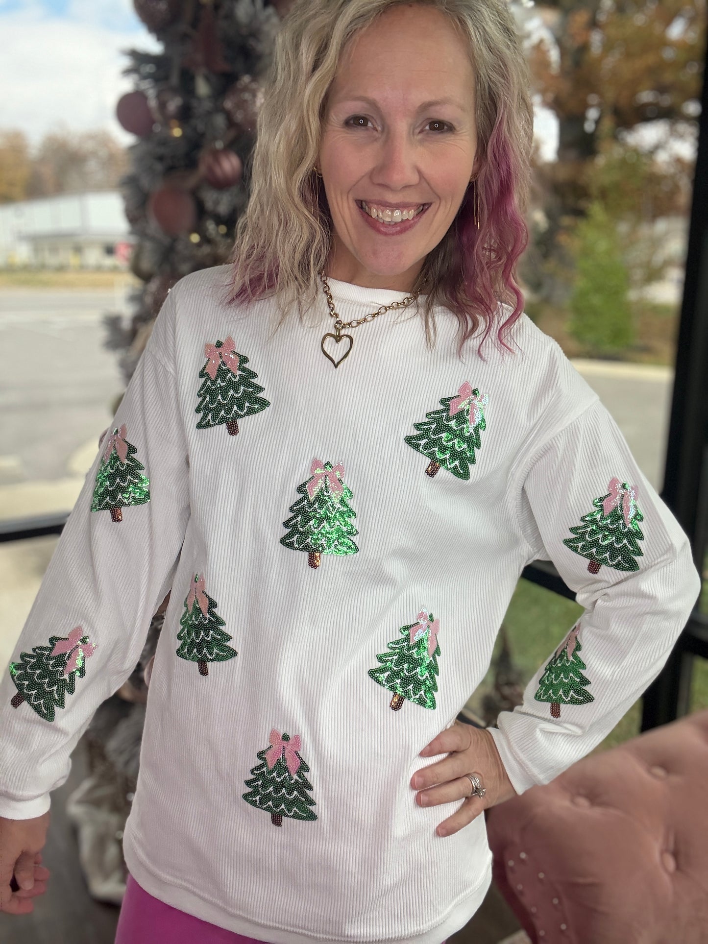 Twinkle Tree Corded Crew