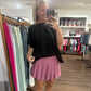 Pleated Active Skort-Purple