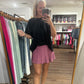 Pleated Active Skort-Purple