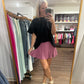 Pleated Active Skort-Purple