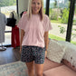 Joey Boyfriend Tee- Pink