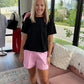 Joey Boyfriend Tee- Pink