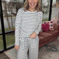 Striped Bliss Set- Blue