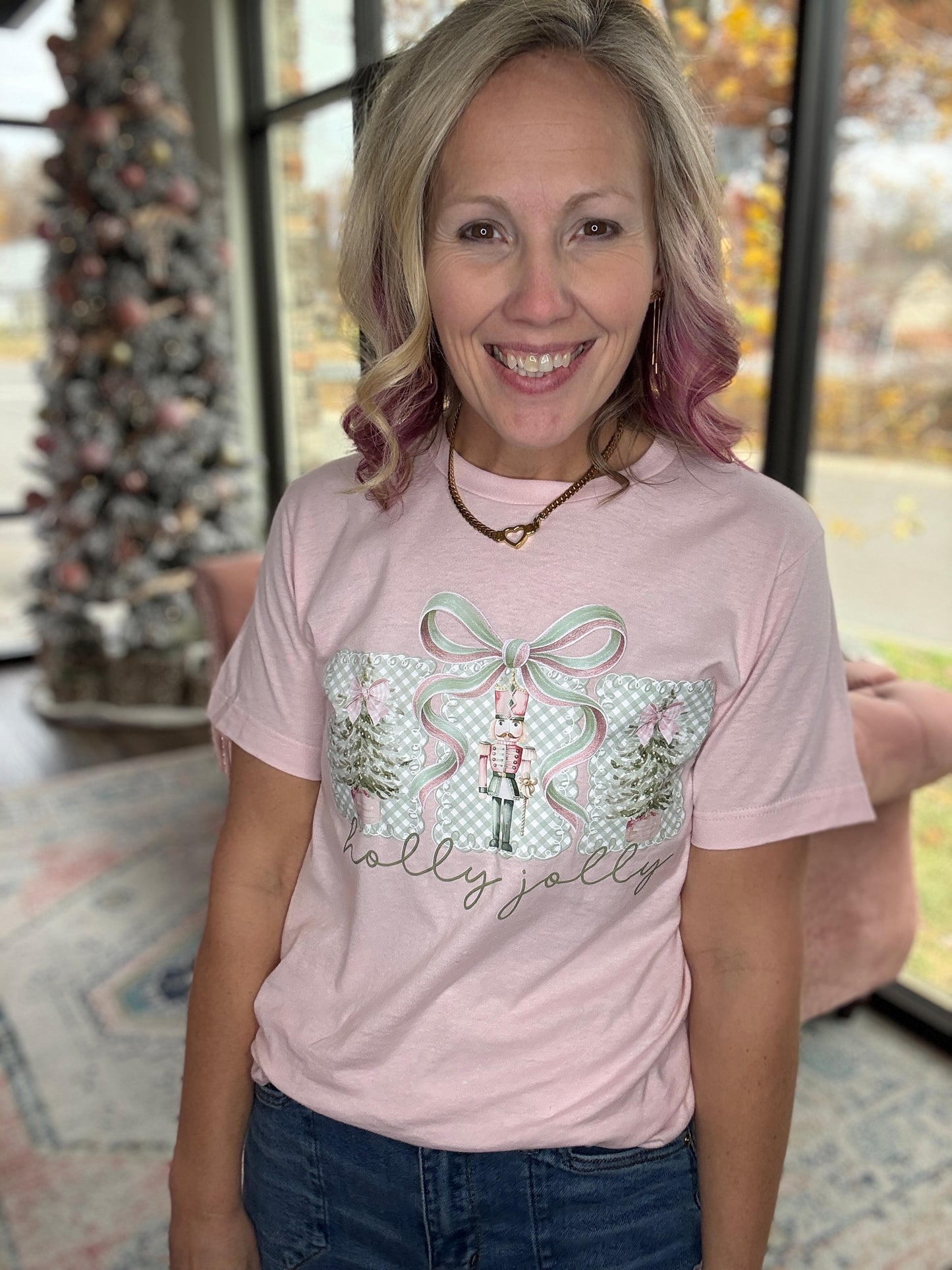 Pink Pines Jolly Tee