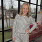 Striped Bliss Set- Black