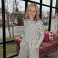 Striped Bliss Set- Black