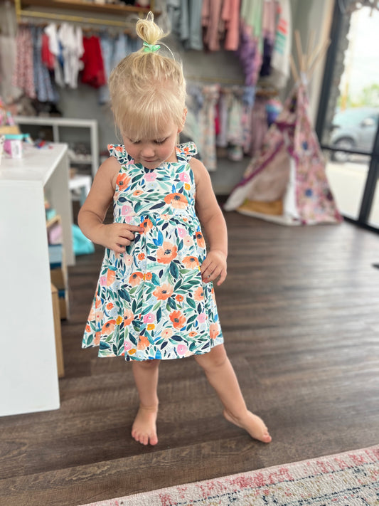 Summertime Floral Dress (12/18, 2,4,6)