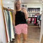 Red Gingham Check Shorts