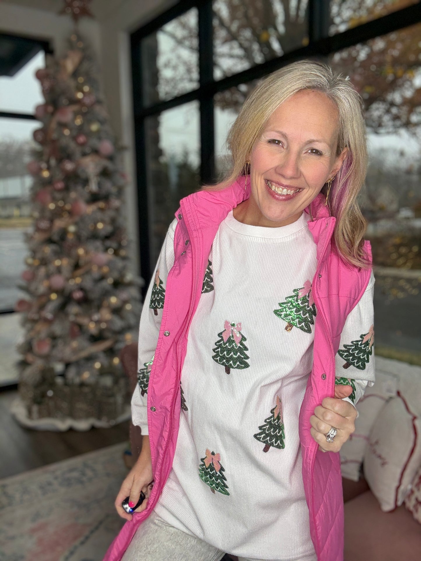 Twinkle Tree Corded Crew