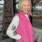 Summit Puffer Vest- Pink