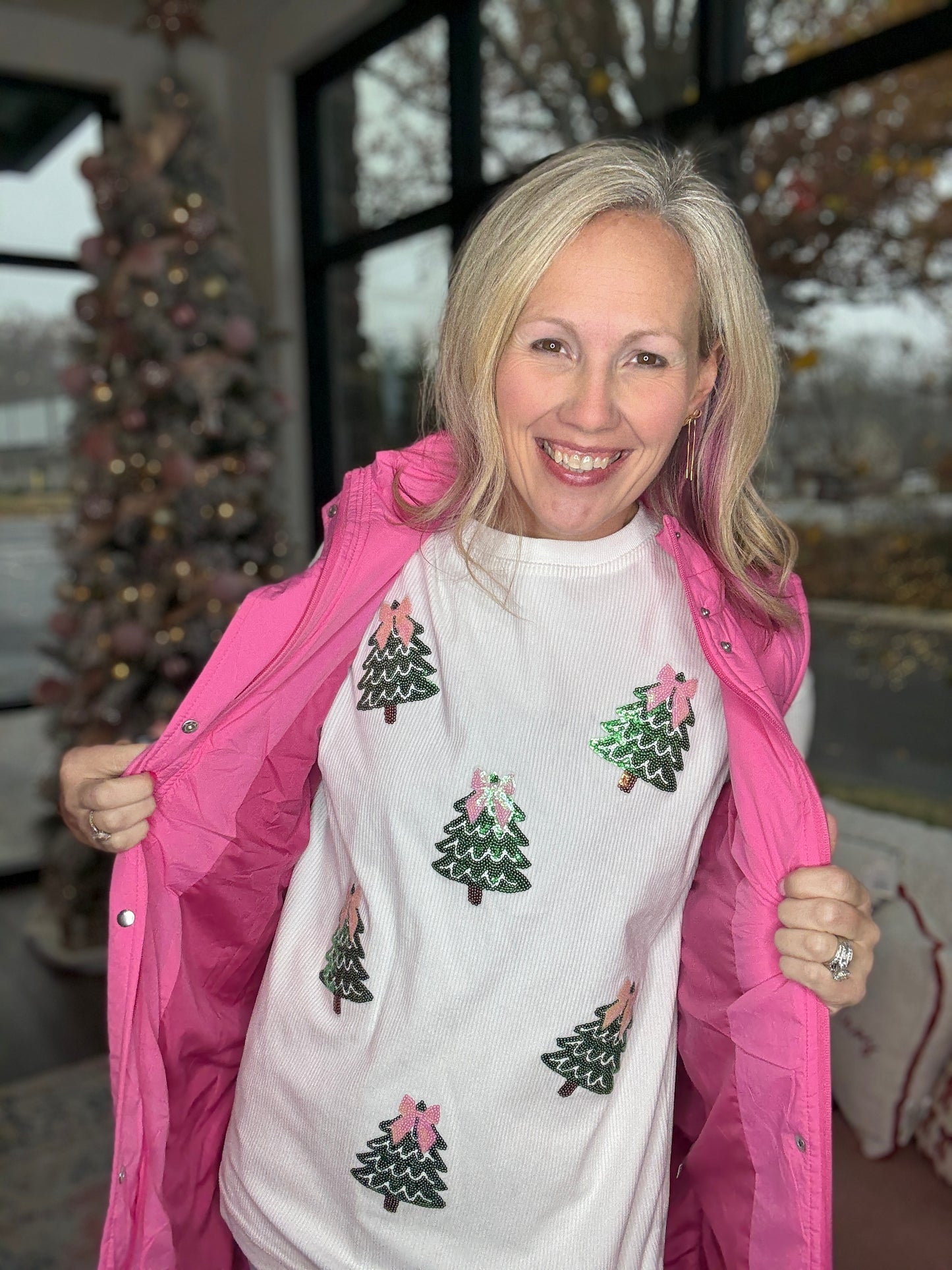 Summit Puffer Vest- Pink