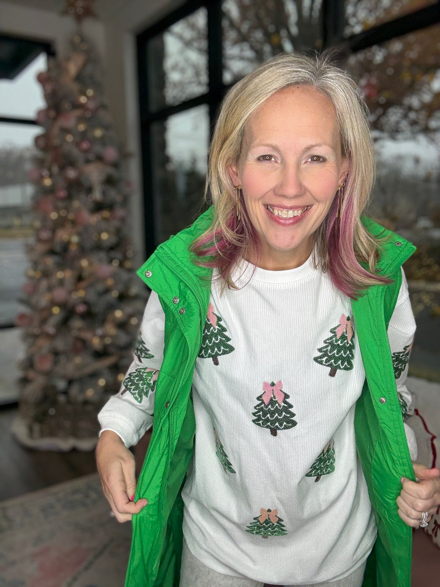 Summit Puffer Vest- Green