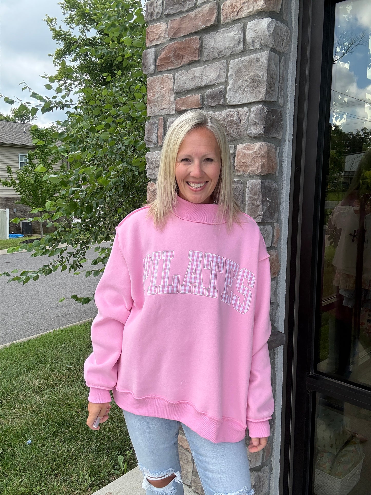 Pilates Club Mockneck