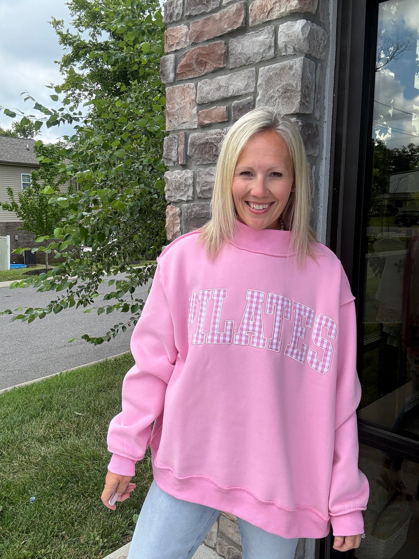 Pilates Club Mockneck