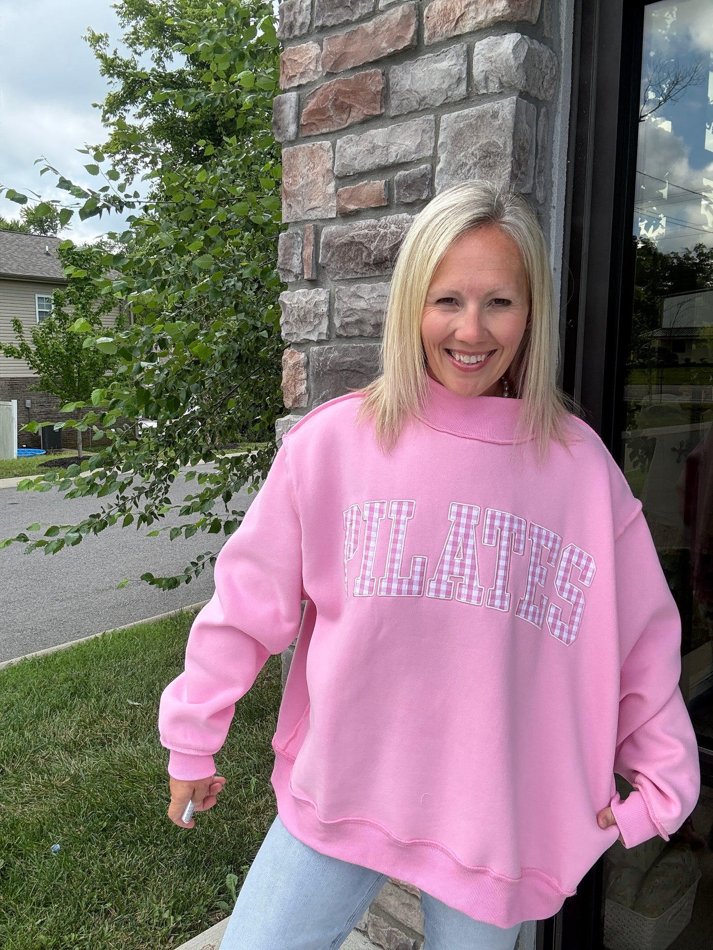 Pilates Club Mockneck