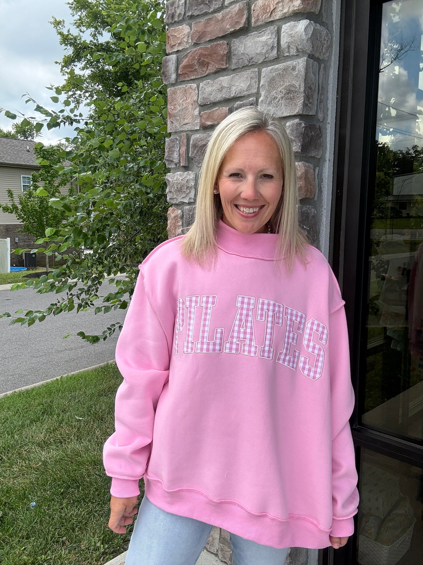 Pilates Club Mockneck