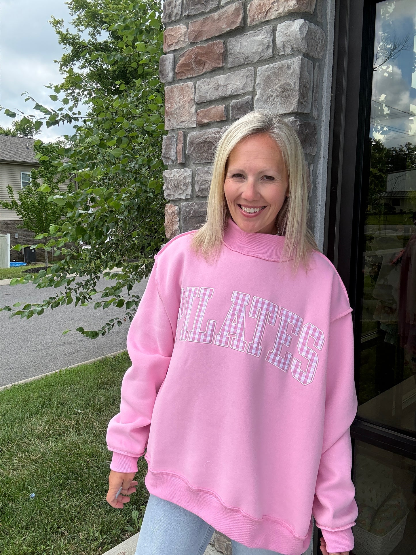 Pilates Club Mockneck