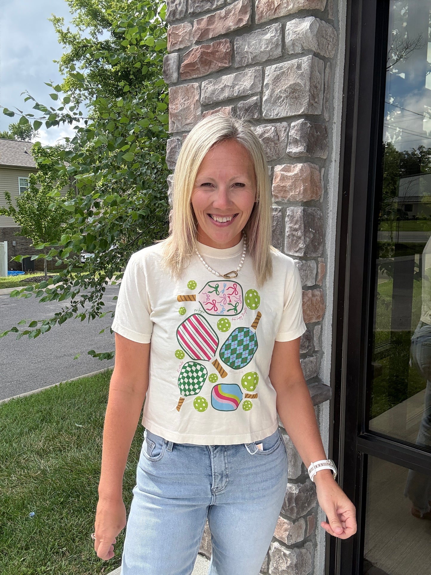 Pickleball Collage Tee