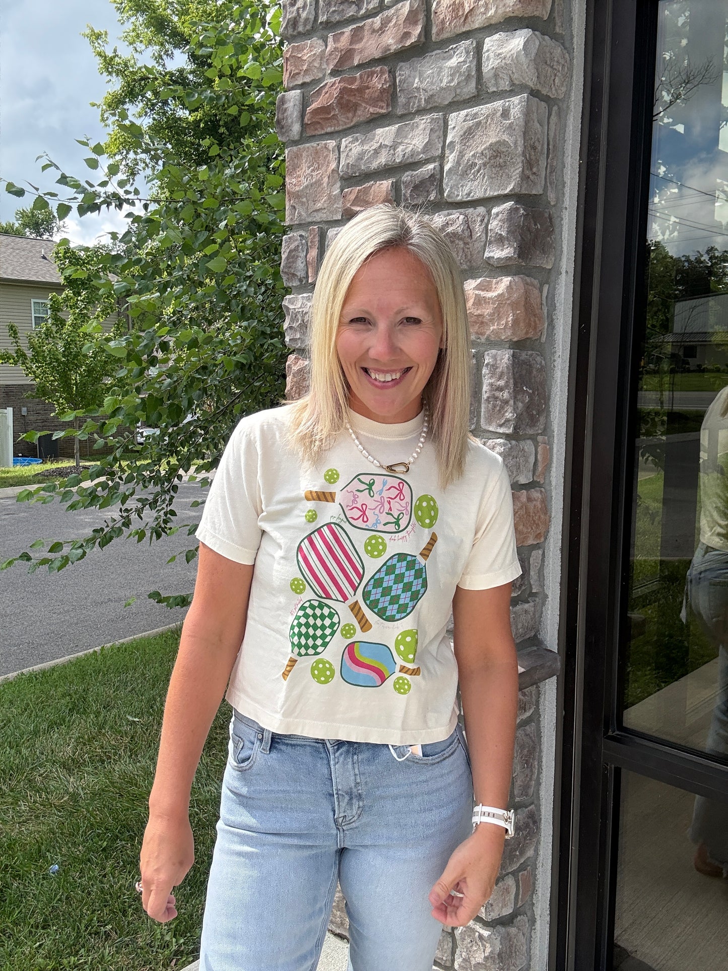 Pickleball Collage Tee
