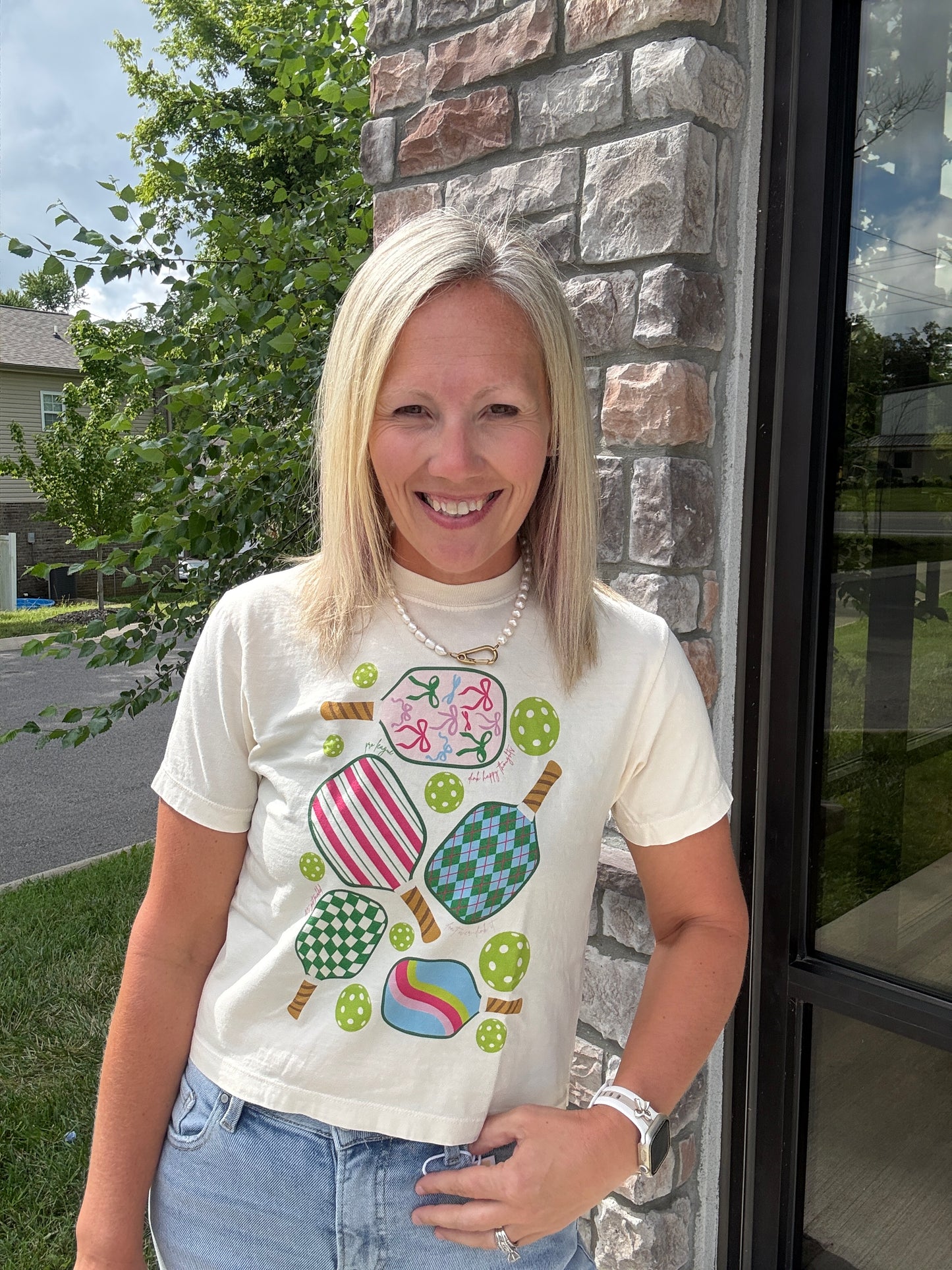 Pickleball Collage Tee