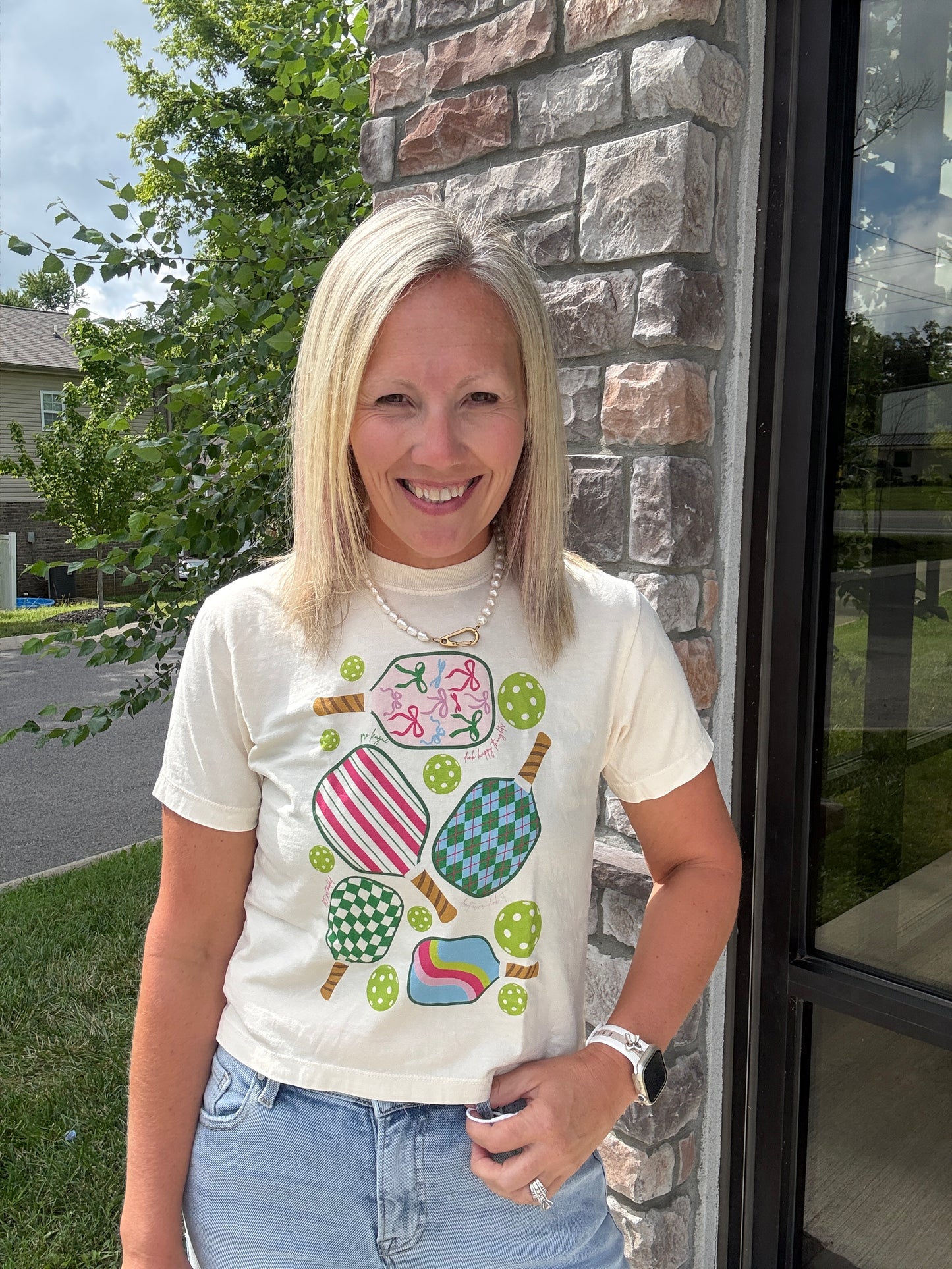 Pickleball Collage Tee