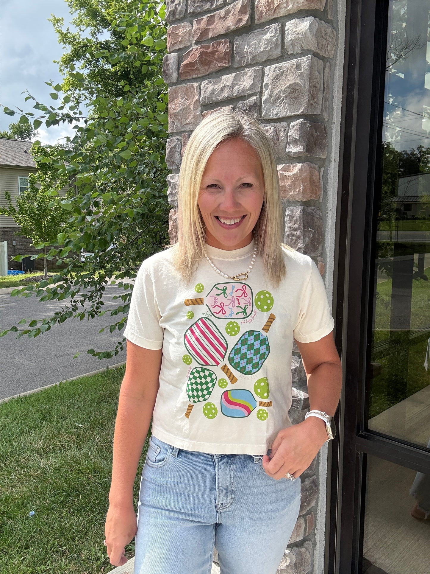 Pickleball Collage Tee