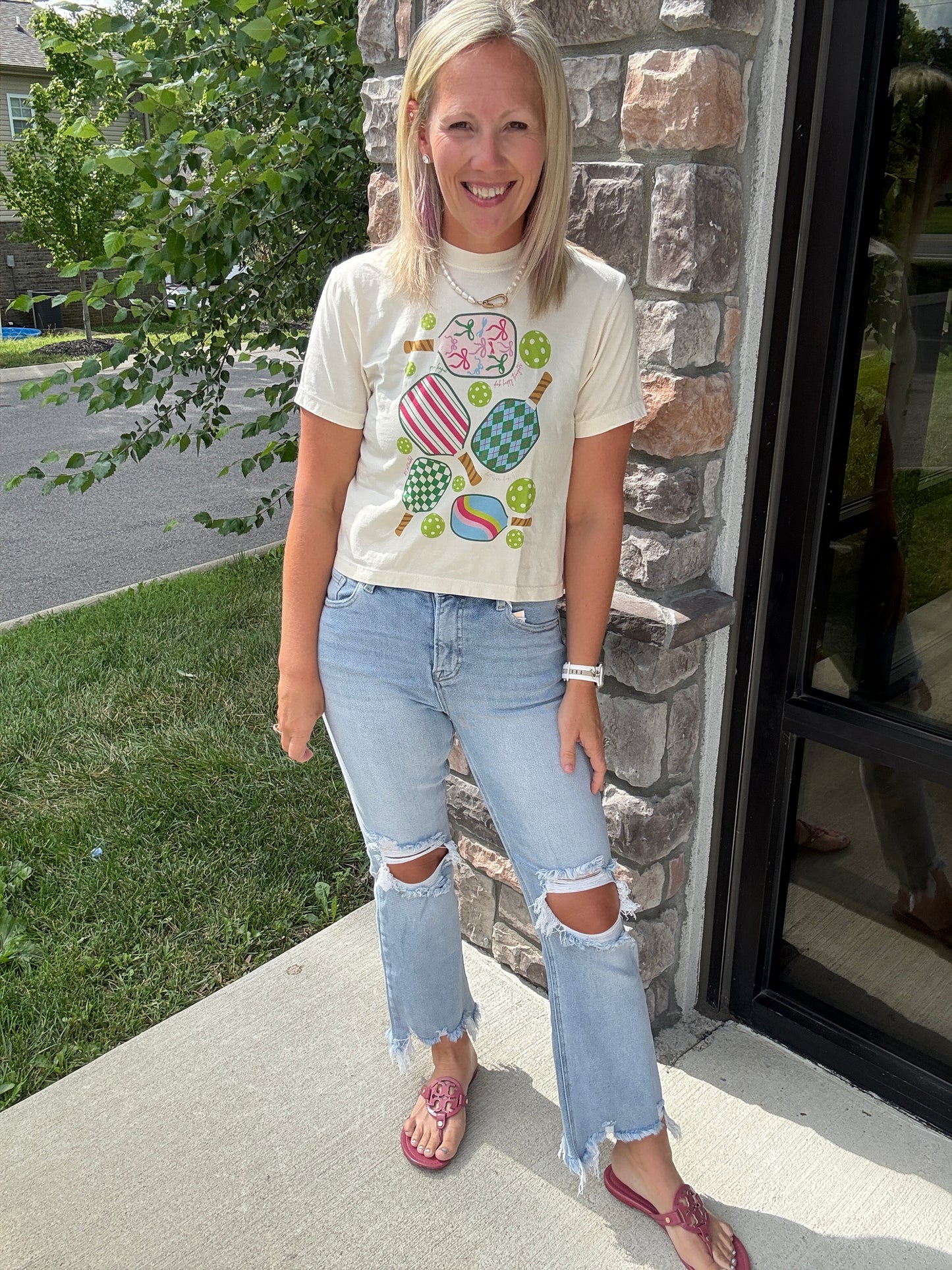 Pickleball Collage Tee