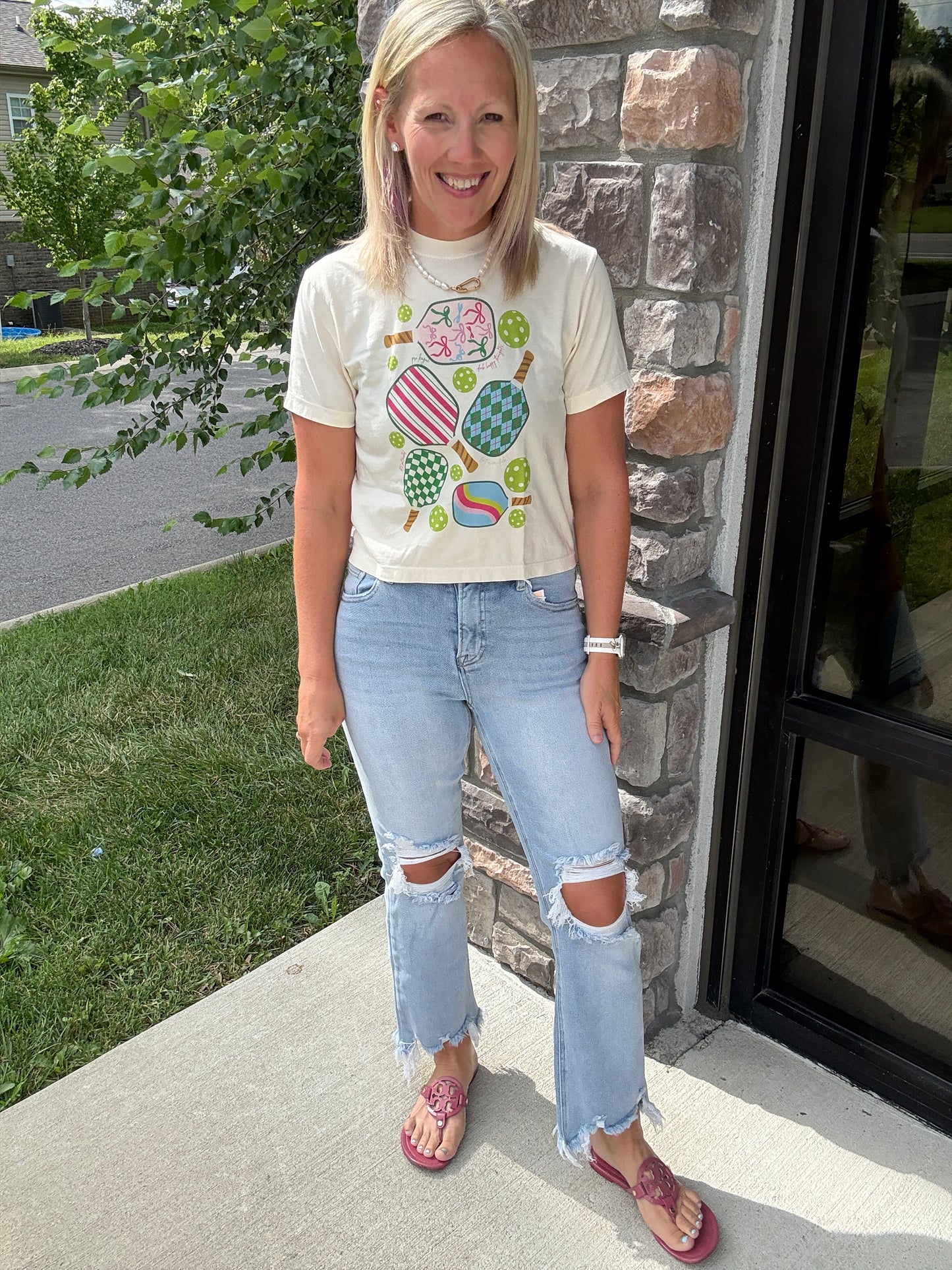 Pickleball Collage Tee