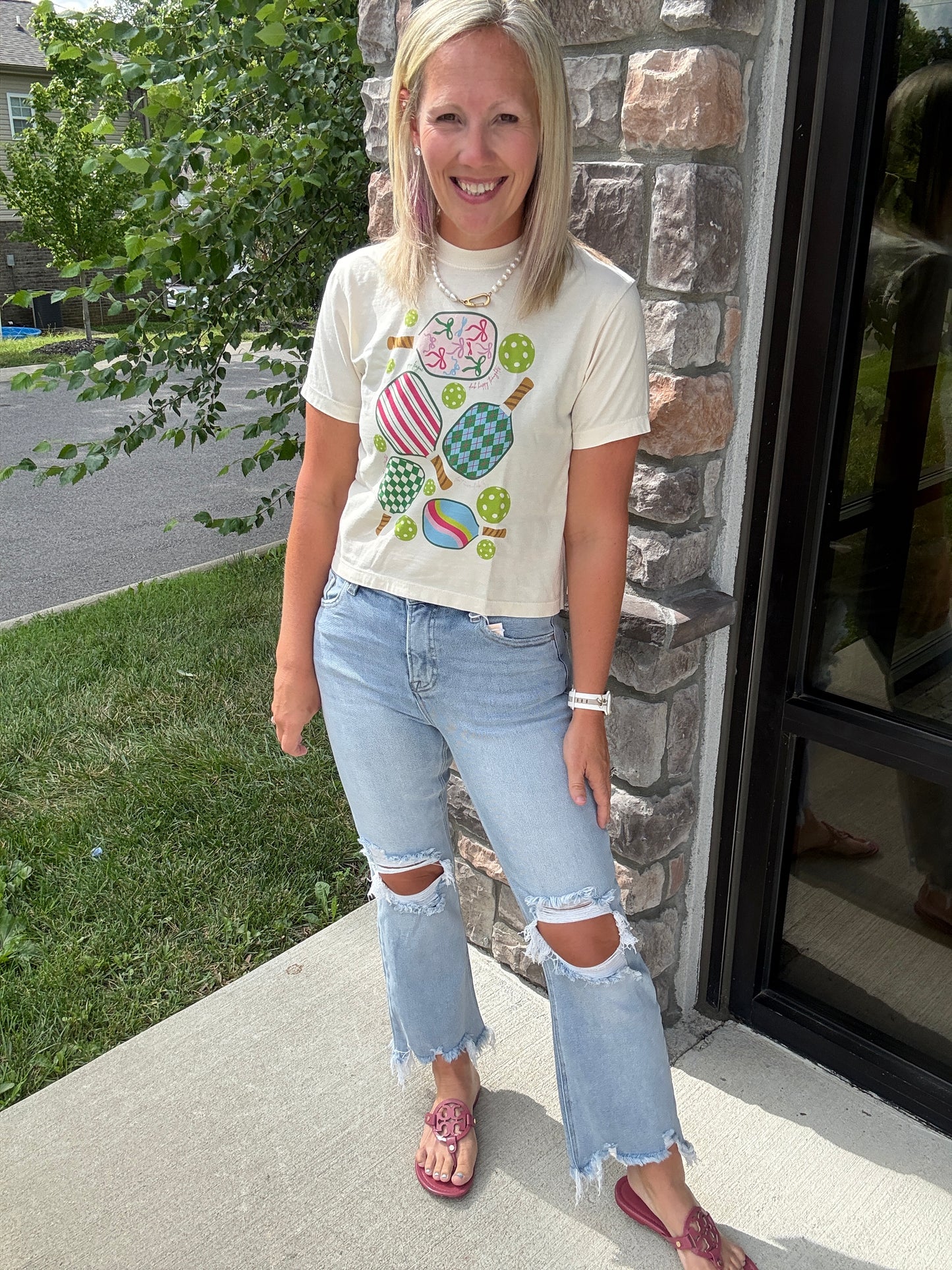 Pickleball Collage Tee