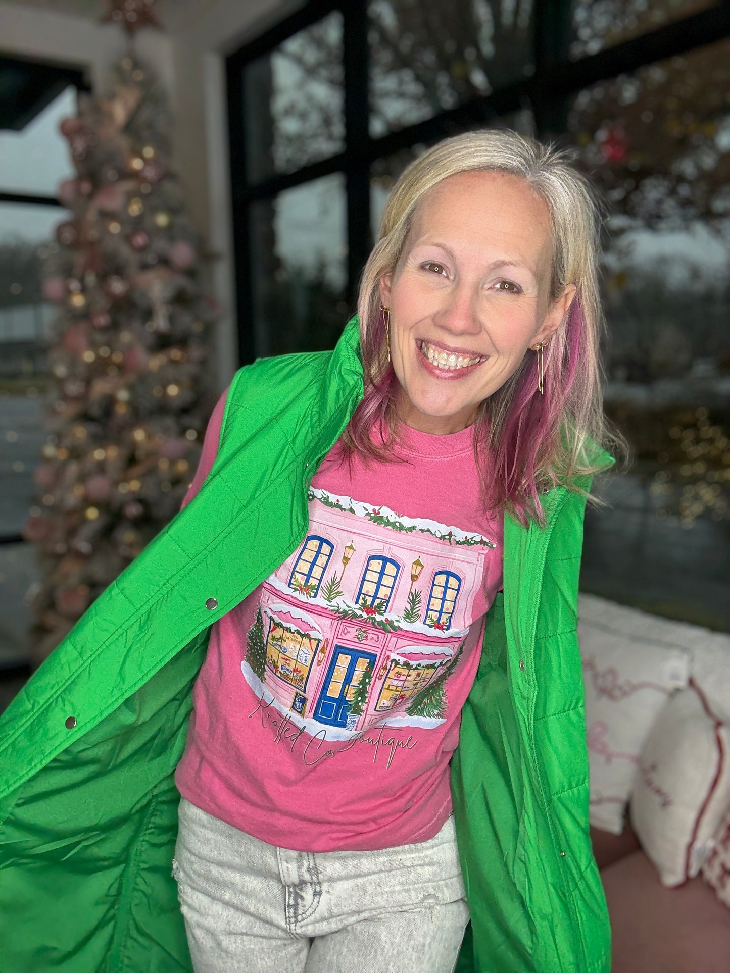 Summit Puffer Vest- Green