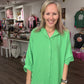 Sloane Button Up- Green