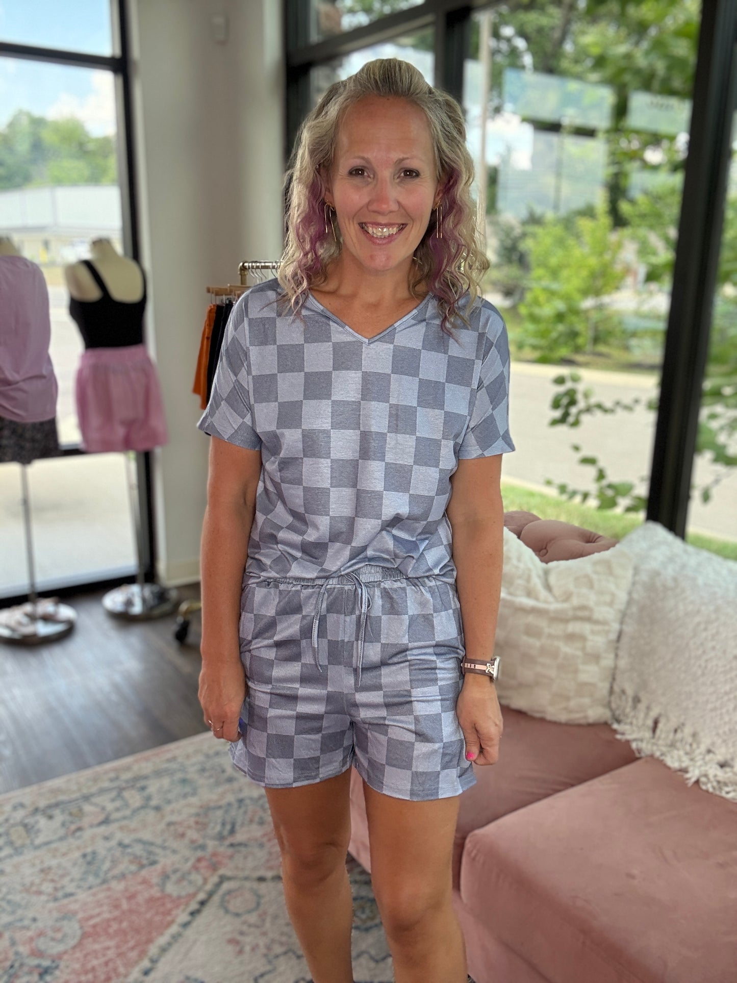 Slate Checkered Set