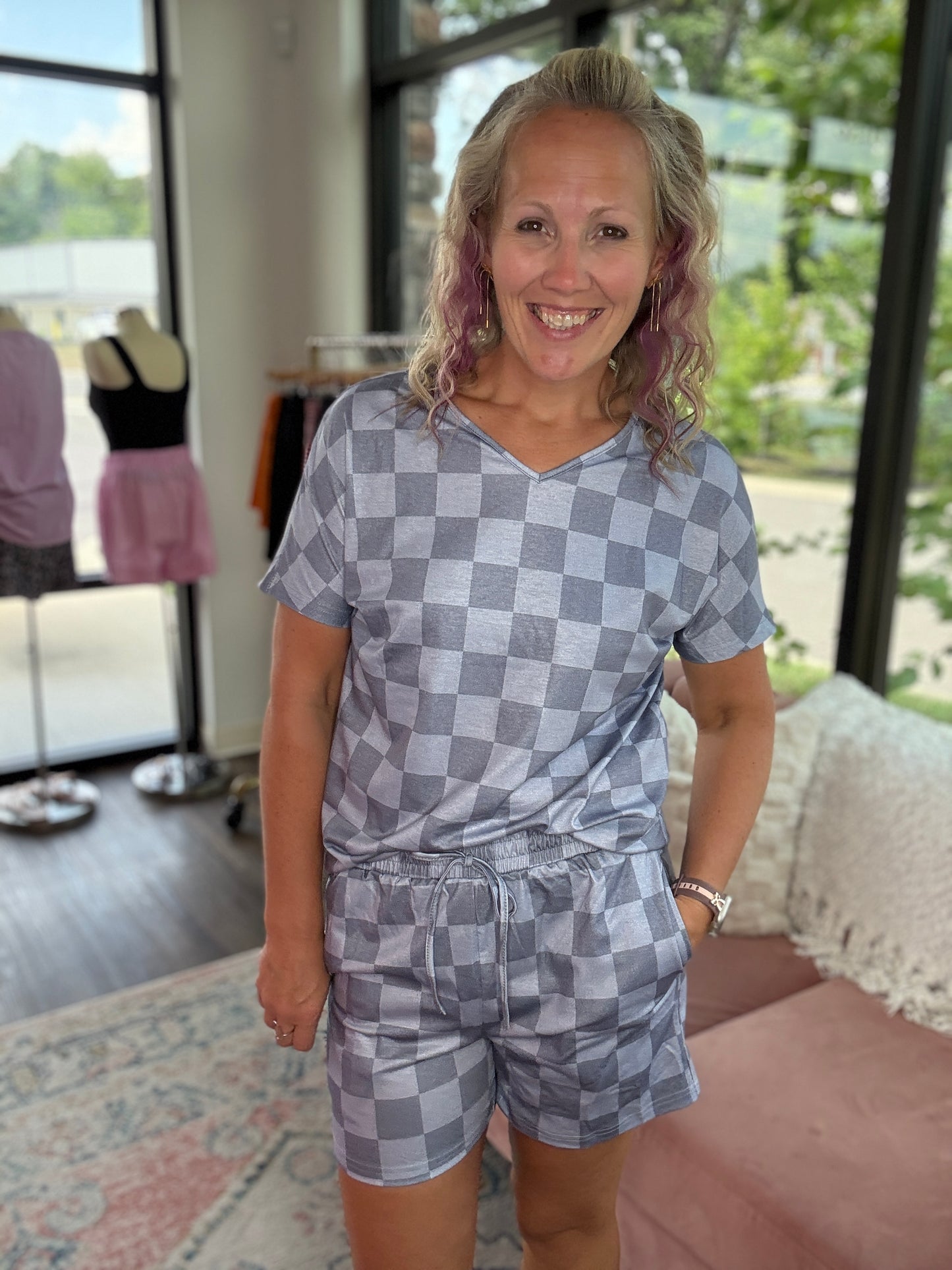 Slate Checkered Set