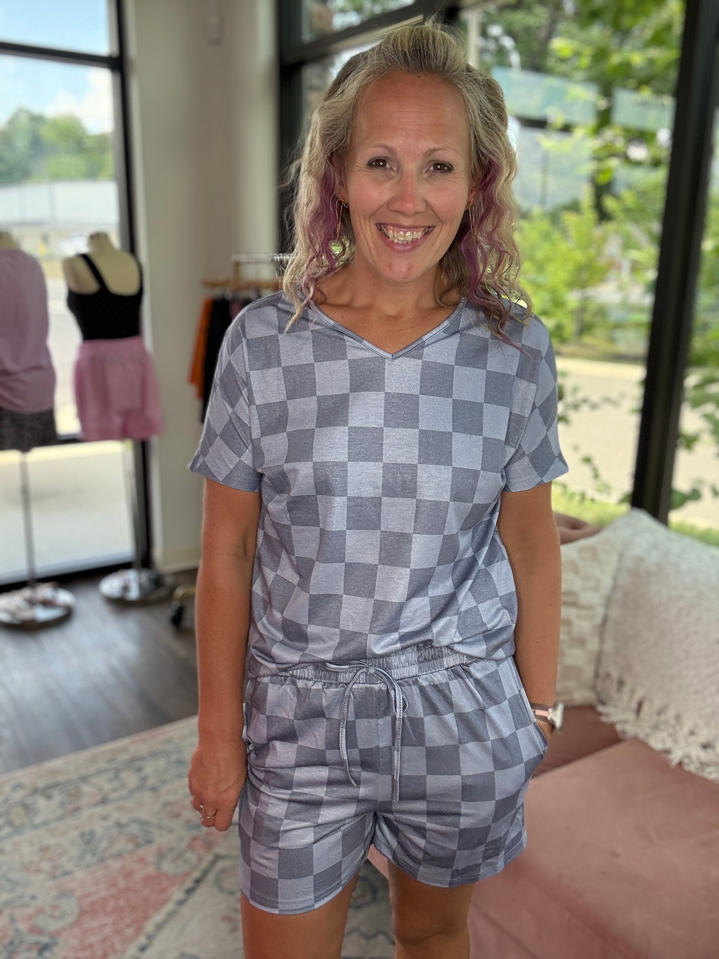 Slate Checkered Set