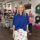 Sutton Button Up Top-Royal