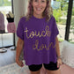Touch Down Top- Purple & Gold