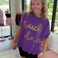 Touch Down Top- Purple & Gold