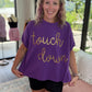 Touch Down Top- Purple & Gold