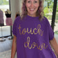 Touch Down Top- Purple & Gold